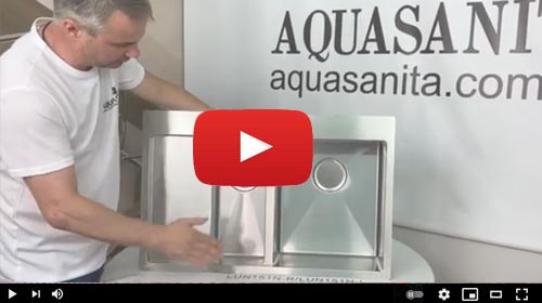 Кухонная мойка AQUASANITA LUN 151N L / R