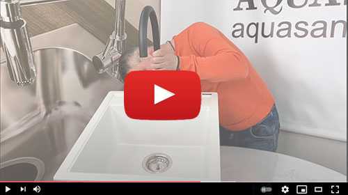 Кухонная мойка AQUASANITA Nova SQN100 + Sabia Grace 5523JG