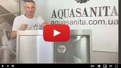 Мийка нержавійка Aquasanita (аквасаніта) LUN 101M