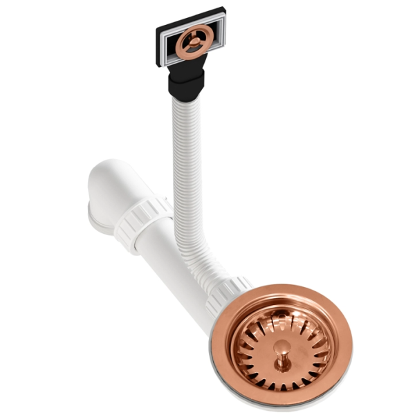 Сифон AQF-001V Glossy copper