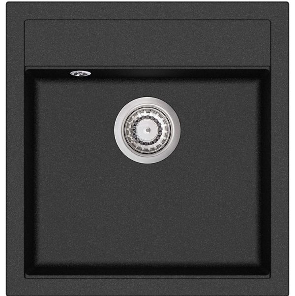 Aquasanita Tesa SQT100 Black metallic 601 | № 7800 | 510 x 490 мм