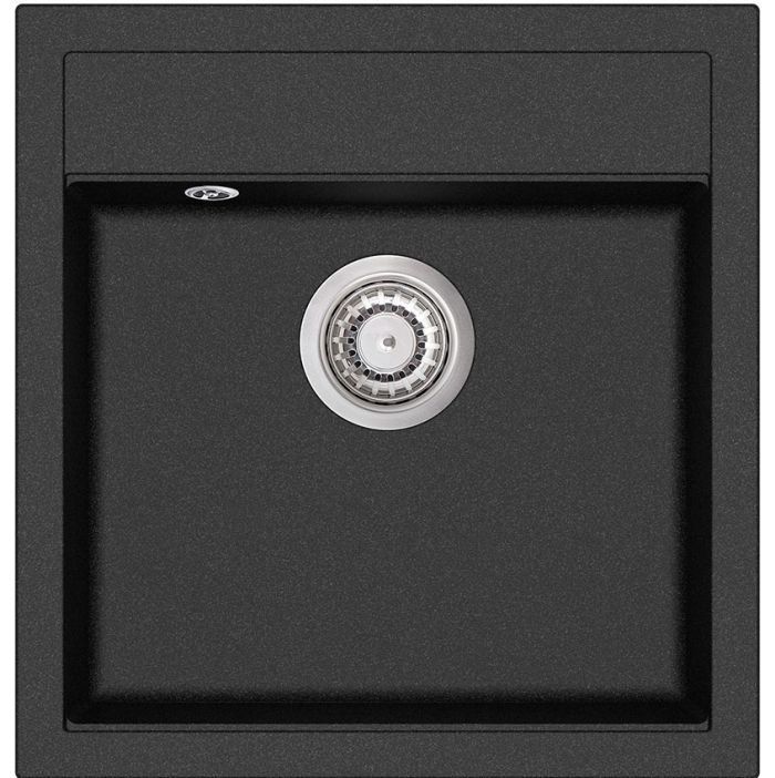 Aquasanita Tesa SQT100 Black metallic 601 | № 7800 | 510 x 490 мм