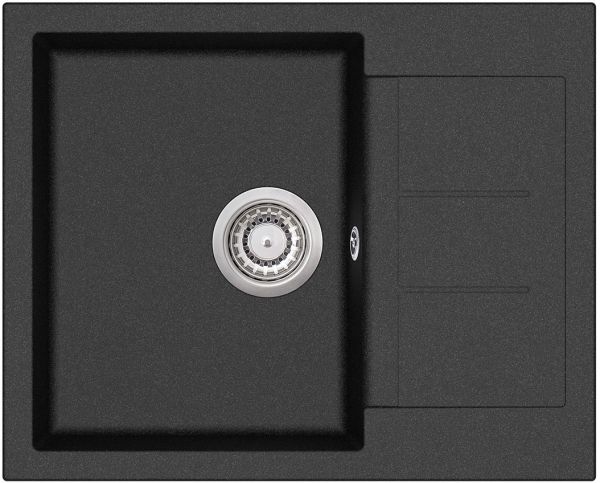 Aquasanita Tesa SQT102 Black metallic 601 | № 7802 | 620 x 500 мм