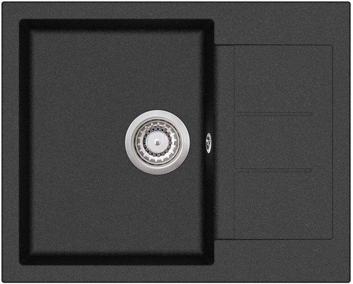 Aquasanita Tesa SQT102 Black metallic 601 | № 7802 | 620 x 500 мм