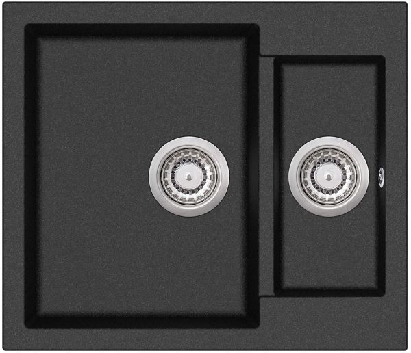 Aquasanita Tesa SQT150 Black metallic 601 | № 8491 | 580 x 500 мм