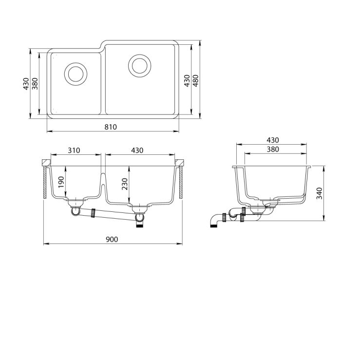  Helika Arca SQA230R Graphite 222 | № 7378 | 810 x 480 мм