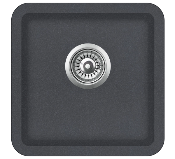  Aquasanita Arca SQA100 Graphite 222 | № 7370 | 380 x 380 мм