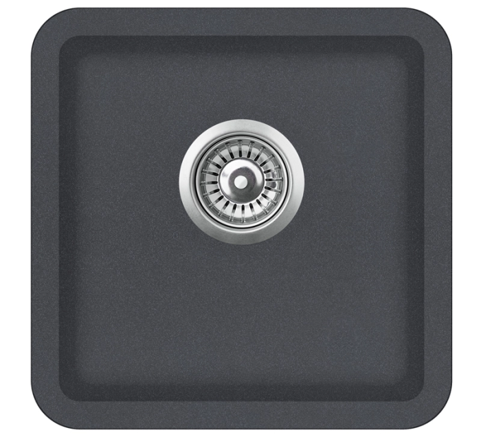  Aquasanita Arca SQA100 Graphite 222 | № 7370 | 380 x 380 мм