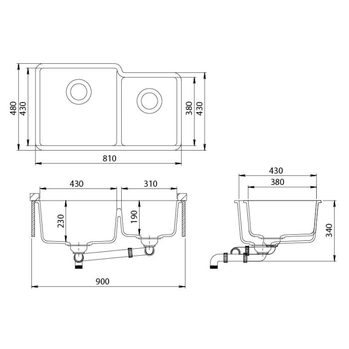  Helika Arca SQA230L Graphite 222 | № 7379 | 810 x 480 мм