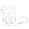 Aquasanita  Arca SQA200 Graphite 222 | № 7375 | 810 x 480 мм