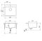  Aquasanita Tesa SQT100 Light grey 221 | № 7800 | 510 x 490 мм