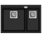 Aquasanita Delicia SQD150 Black metallic 601 | № 3698 | 650x455 мм