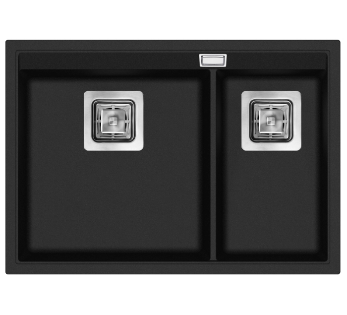 Aquasanita Delicia SQD150 Black metallic 601 | № 3698 | 650x455 мм