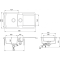 Aquasanita  Lira SQL 151 Graphite 222 | № 5575 | 960 x 500 мм