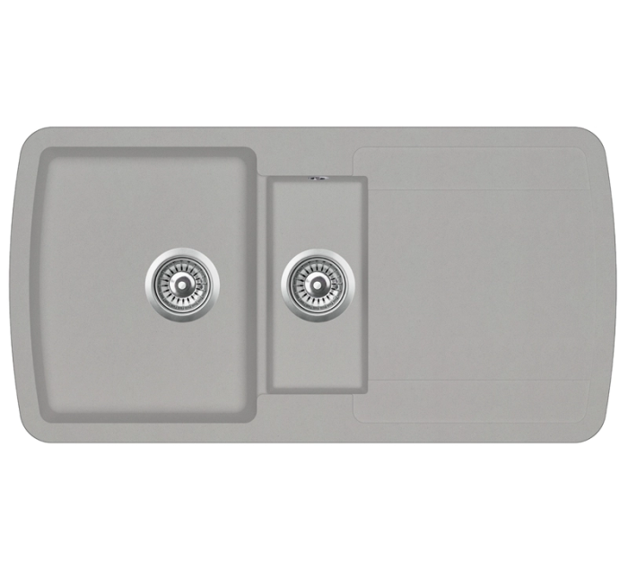 Aquasanita  Lira SQL 151 Light grey 221 | № 5575 | 960 x 500 мм