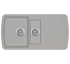 Aquasanita  Lira SQL 151 Light grey 221 | № 5575 | 960 x 500 мм