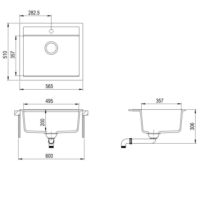  Helika Quadro SQQ 100 Silica 111 | № 3490 | 565 x 510 мм