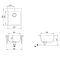  Helika  Aquasanita Simplex SQS100 Light grey 221 | № 3345 | 425 x 500 мм