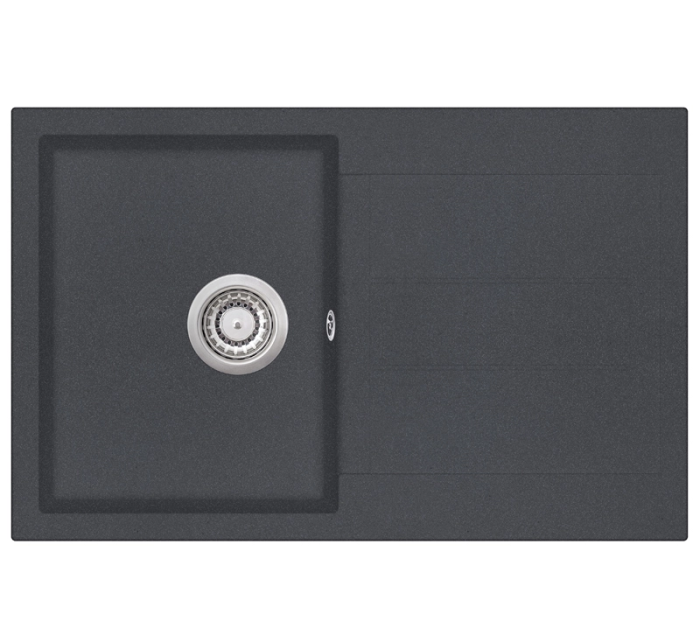 Aquasanita Tesa SQT101 Graphite 222 | № 7801 | 780 x 500 мм