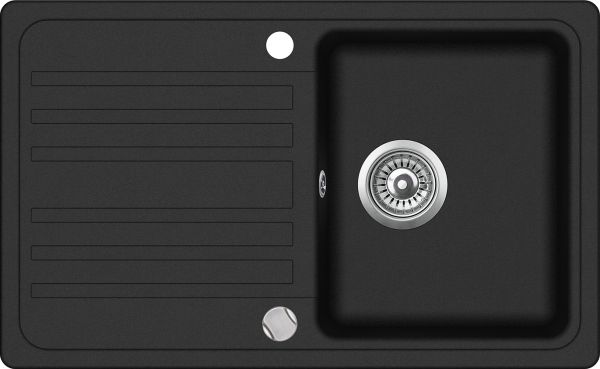 Aquasanita Notus SQ101 Black metallic 601 | № 7387 | 765 x 460 мм