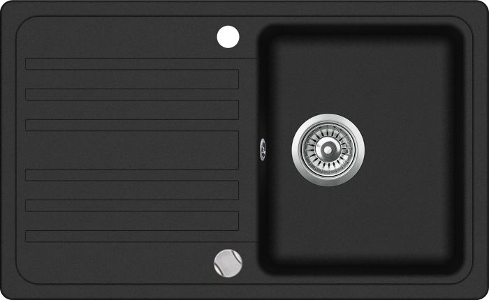Aquasanita Notus SQ101 Black metallic 601 | № 7387 | 765 x 460 мм