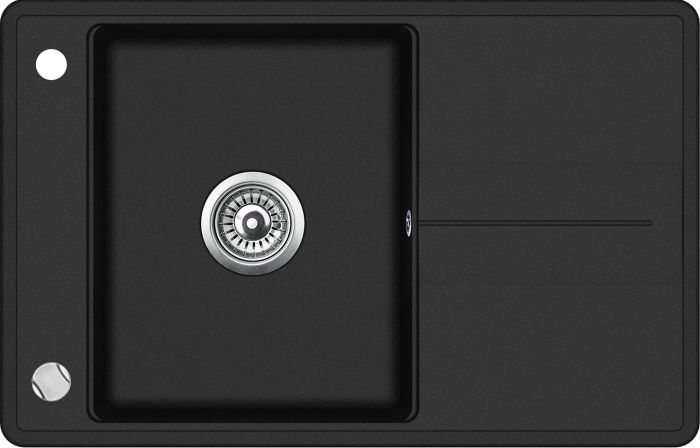 Aquasanita Bella SQB101 Black metallic 601| № 4084 | 780 x 500 мм