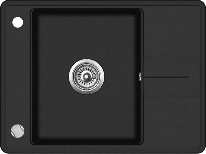 Aquasanita  Bella SQB102  Black metallic 601| № 4085 | 670 x 500 мм