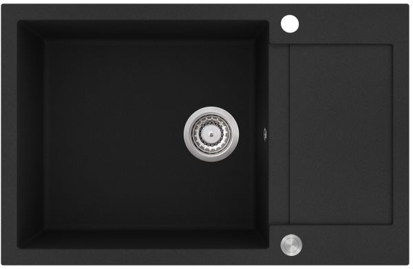 Aquasanita Tesa SQT105 Black metallic 601 | № 8930 | 780 x 500 мм