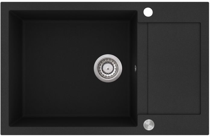 Aquasanita Tesa SQT105 Black metallic 601 | № 8930 | 780 x 500 мм
