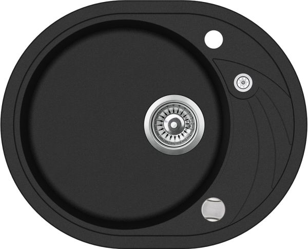 Aquasanita Clarus SR102 Black metallic 601| № 3712 | 580 x 470 мм